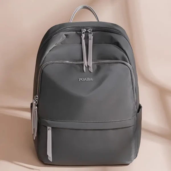 Sac à dos femme léger en tissu Oxford – design élégant avec compartiments multiples