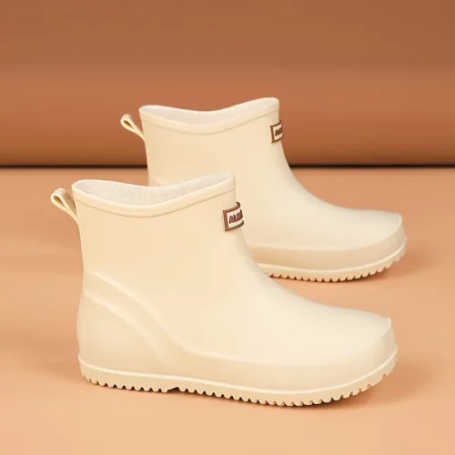 Bottes de pluie femme en caoutchouc chic – confort doublé et semelle antidérapante