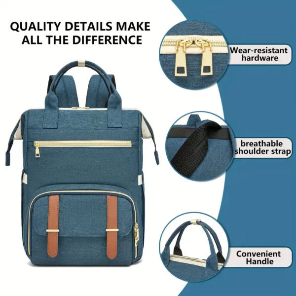 Sac à dos femme multifonction pour ordinateur et repas – design décontracté imperméable