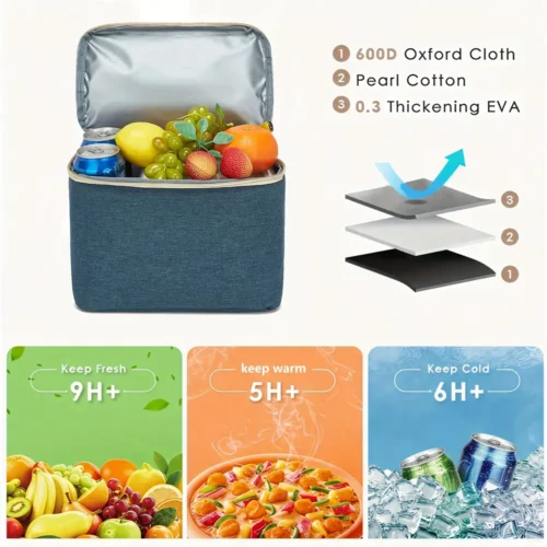 Sac à dos femme multifonction pour ordinateur et repas – design décontracté imperméable