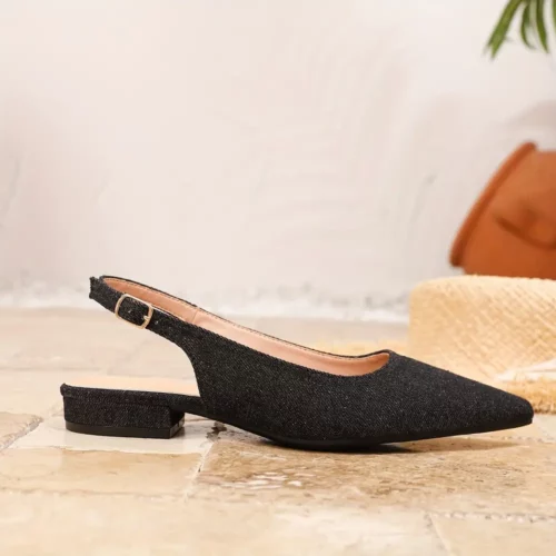 Sandales femme talon bas élégant – Chaussures mariage confort tout-jour