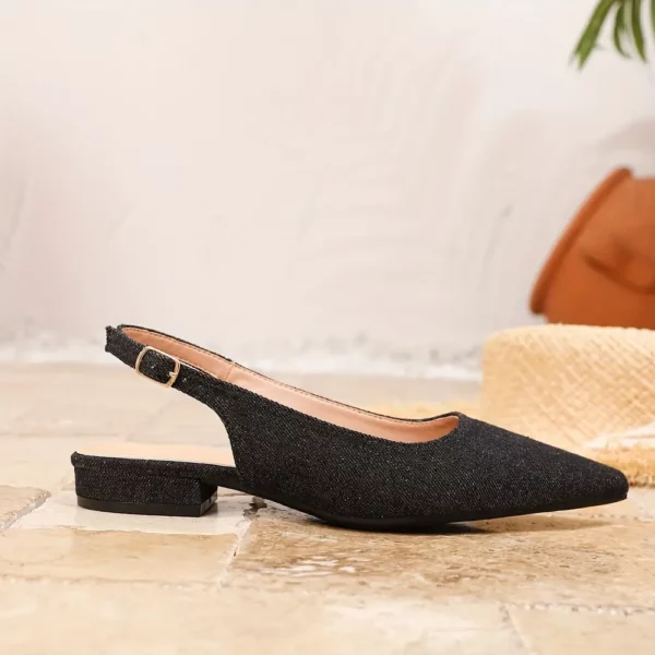 Sandales femme talon bas élégant – Chaussures mariage confort tout-jour