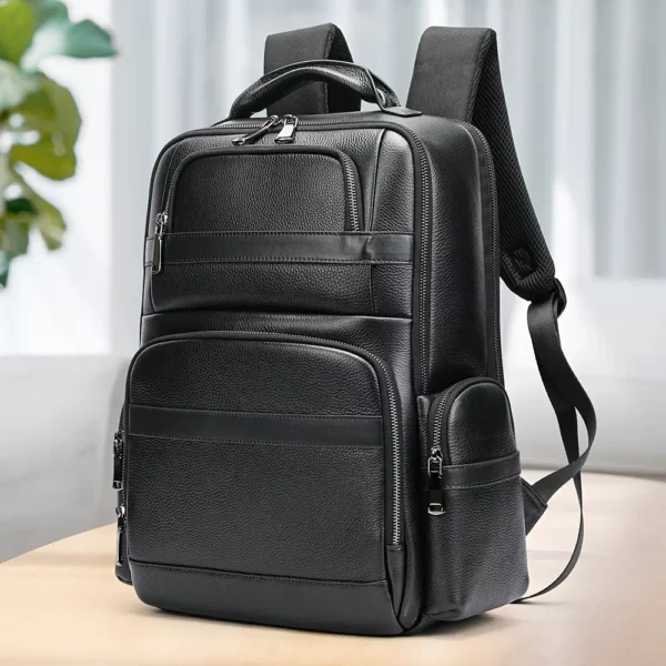 Sac à dos femme cuir véritable – élégant et fonctionnel pour ordinateur portable