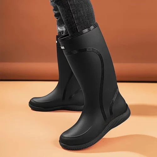 Bottes de pluie femme en caoutchouc imperméables – style élégant et moderne