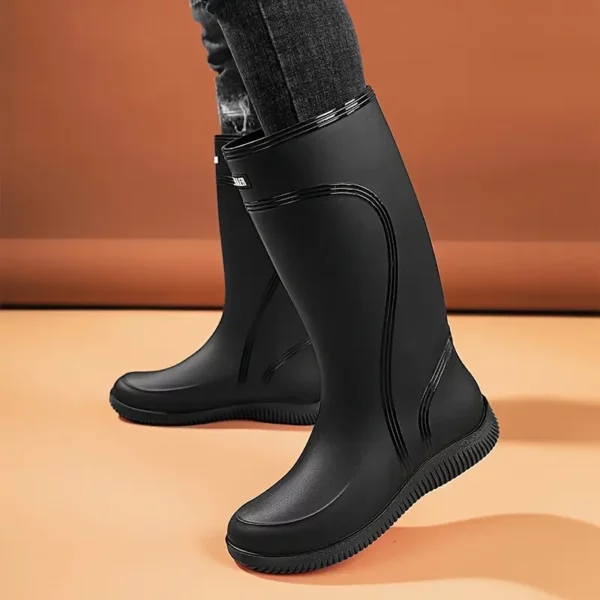 Bottes de pluie femme en caoutchouc imperméables – style élégant et moderne