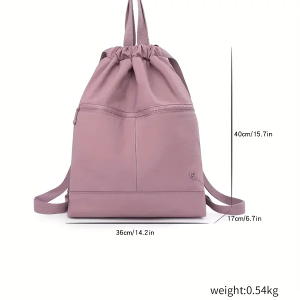 Sac à dos femme léger en nylon – style urbain imperméable et fonctionnel