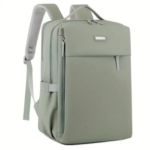Sac à dos ordinateur femme en microfibre – style élégant et compartiments pratiques