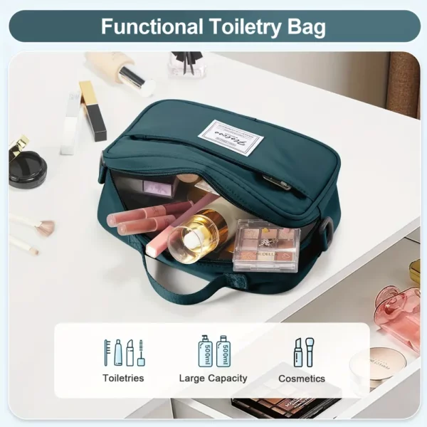 Sac de voyage femme en nylon imperméable – ensemble week-end 2 pièces élégant