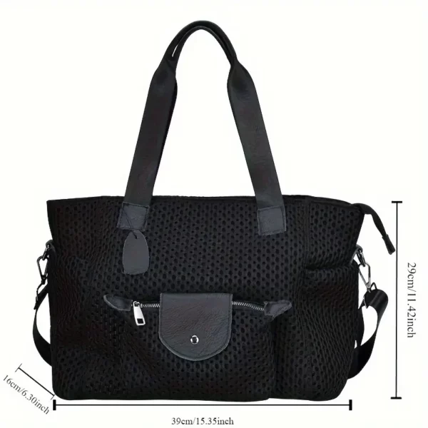 Sac week-end femme en nylon pliable – léger et imperméable pour voyage