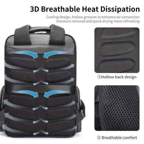 Sac à dos femme cuir véritable – élégant et fonctionnel pour ordinateur portable