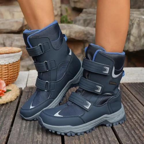 Bottes d’hiver femme fourrées – semelle antidérapante et confort thermique