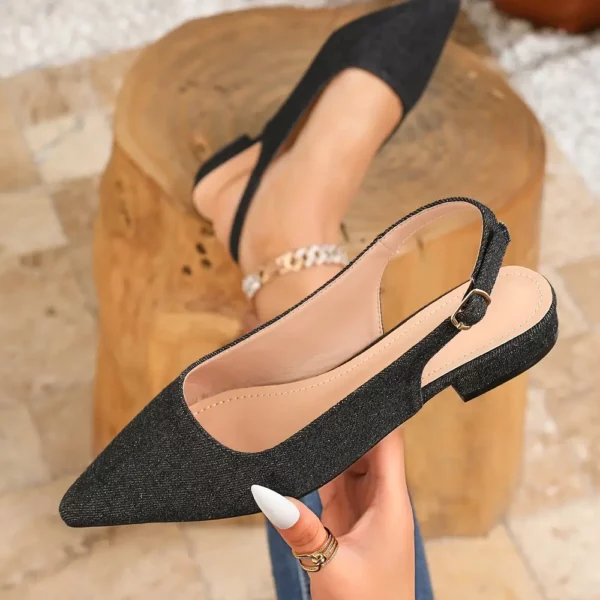Sandales femme talon bas élégant – Chaussures mariage confort tout-jour