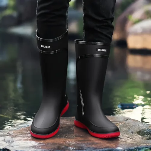 Bottes de pluie femme en caoutchouc imperméables – style chic et entretien facile