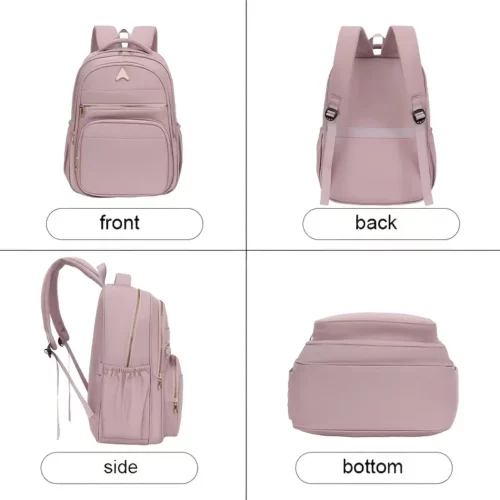 Sac à dos femme léger en nylon – style urbain élégant pour usage quotidien