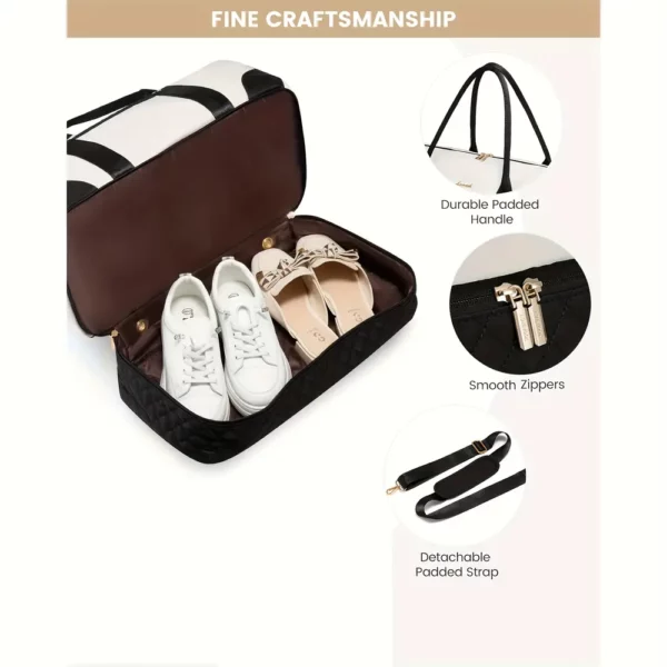 Sac week-end femme 3 pièces – ensemble de voyage élégant et multifonctionnel