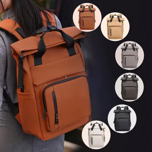 Sac à dos urbain léger unisexe – design épuré compatible ordinateur portable