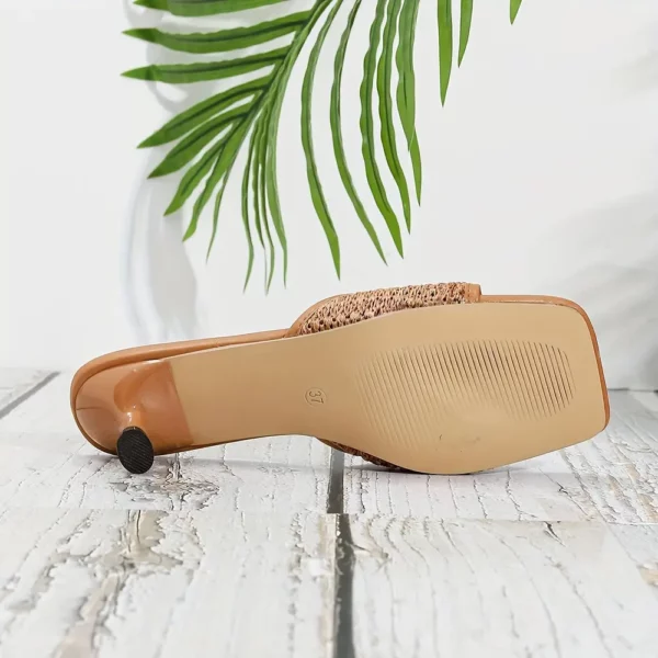 Sandales femme mariage à petit talon – élégantes et confortables