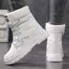 Bottes de ski femme chauffantes antidérapantes imperméables doublure chaude