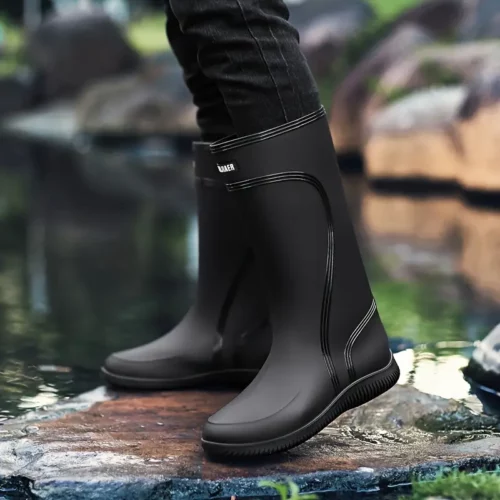 Bottes de pluie femme en caoutchouc imperméables – style chic et entretien facile