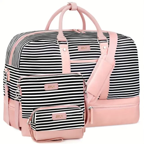 Ensemble de 3 sacs de voyage femme – design élégant et formats assortis