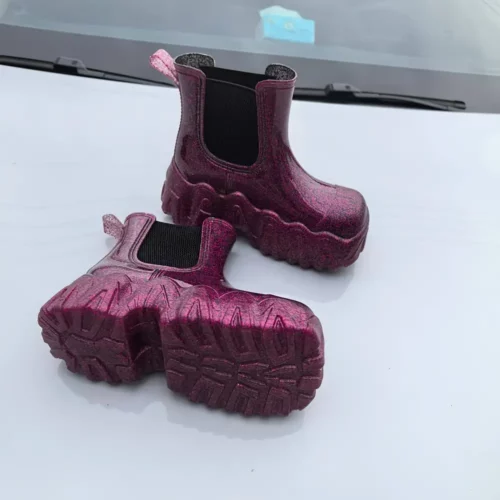 Bottes de pluie femme en caoutchouc imperméables – style chic et urbain