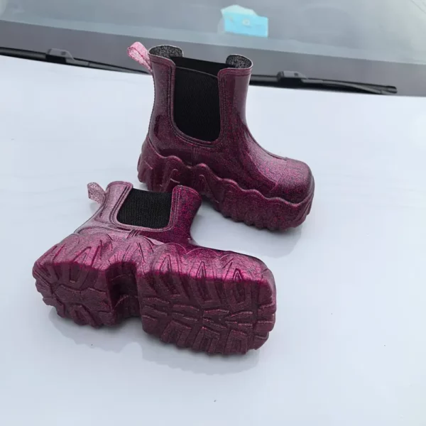 Bottes de pluie femme en caoutchouc imperméables – style chic et urbain