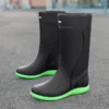 Bottes de pluie femme en caoutchouc imperméables – style chic et entretien facile
