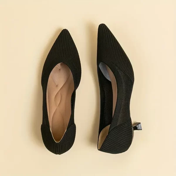 Escarpins femme à petit talon – bout pointu élégant et confortable mariage/bureau