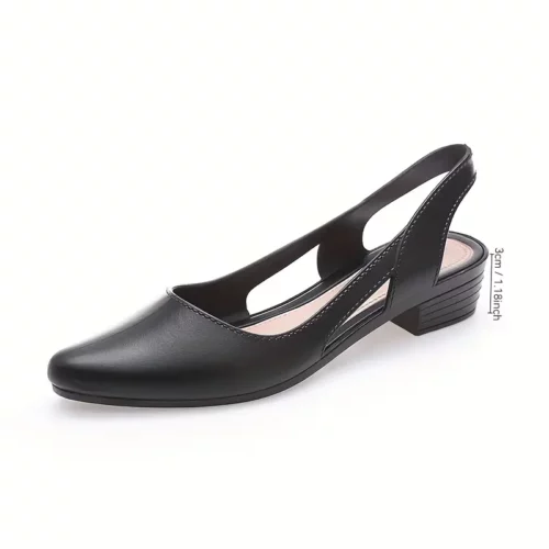 Escarpins femme à petit talon – bout pointu confortable pour mariage ou soirée