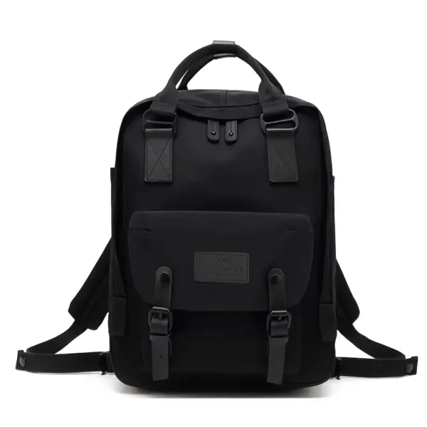 Sac à dos léger multicolore style macaron – sacoche urbaine femme unisexe