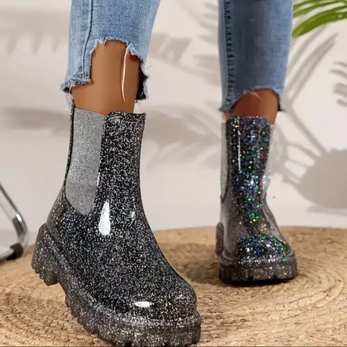Bottes de pluie femme en caoutchouc imperméable – style chic et confort