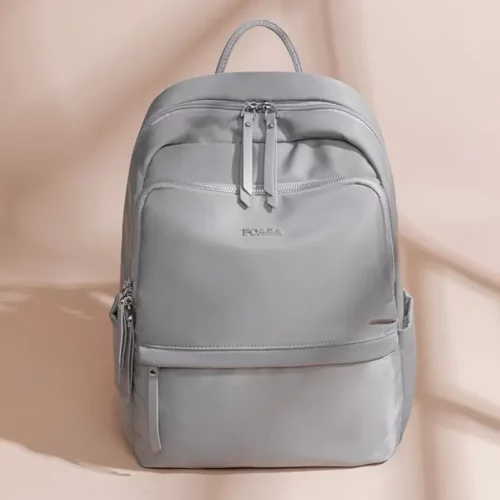 Sac à dos femme léger en tissu Oxford – design élégant avec compartiments multiples