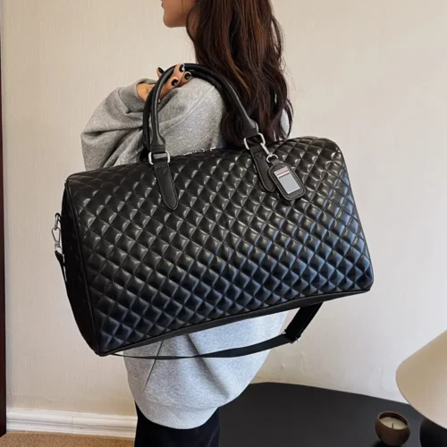 Sac week-end femme élégant – sac de voyage tote polyvalent à main