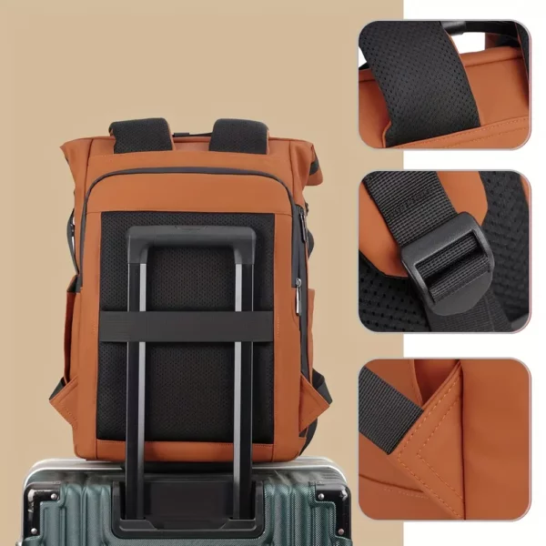 Sac à dos urbain léger unisexe – design épuré compatible ordinateur portable