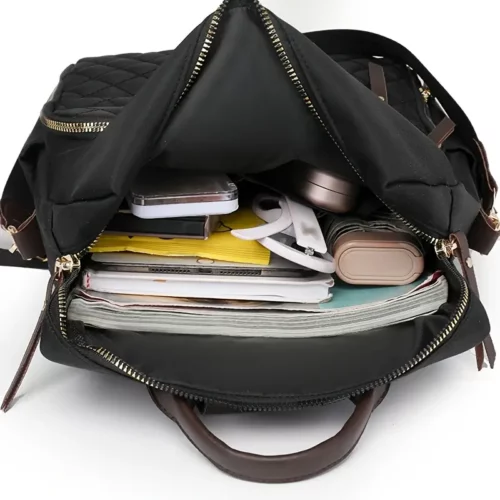Sac à dos antivol convertible en nylon imperméable – léger et urbain mixte