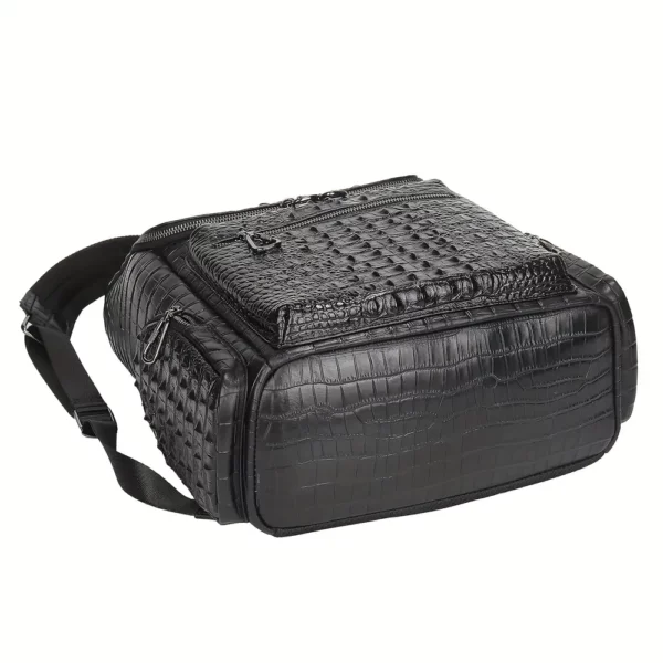 Sac à dos cuir femme convertible – compartiment PC et poches multifonctions