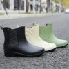 Bottes de pluie femme basses en caoutchouc élégant – style chic imperméable