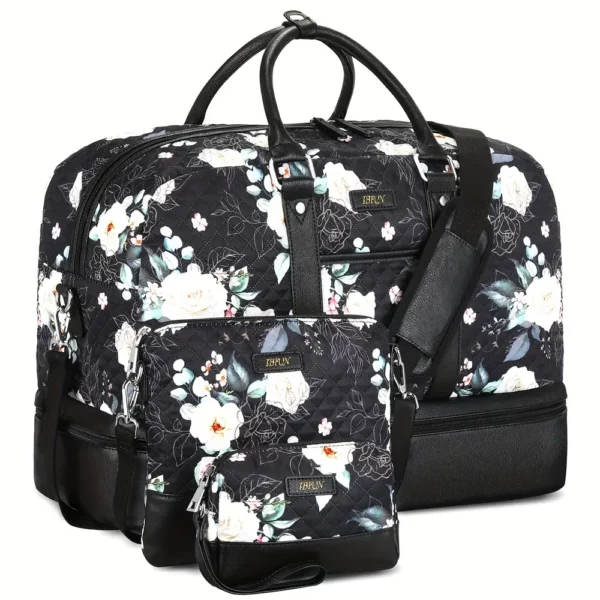 Ensemble de 3 sacs de voyage femme – design élégant et formats assortis