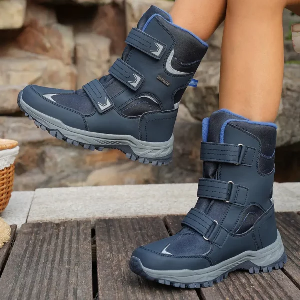 Bottes d’hiver femme fourrées – semelle antidérapante et confort thermique