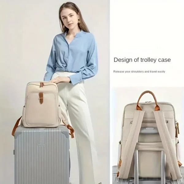 Sac à dos femme léger et antivol – style ville avec détails tendance
