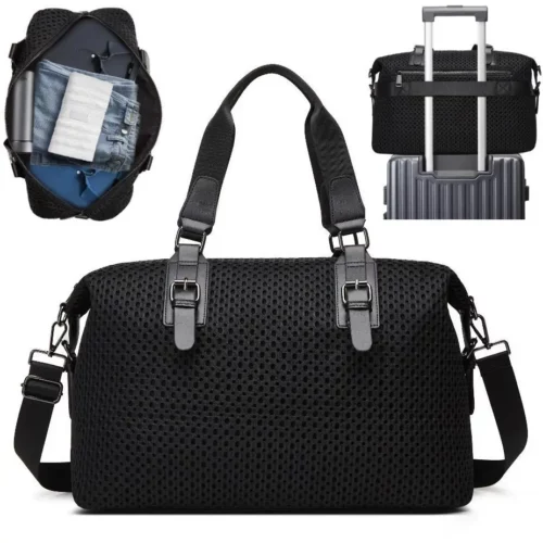 Sac de voyage femme en nylon résistant – léger et pliable pour week-end