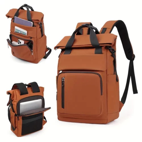 Sac à dos urbain léger unisexe – design épuré compatible ordinateur portable
