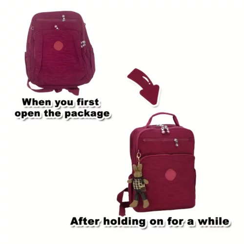 Sac à dos femme en nylon léger – multi-poches, durable et stylé pour voyage