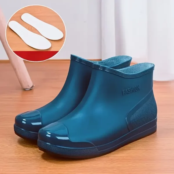 Bottes de pluie femme en caoutchouc antidérapantes – style chic et léger