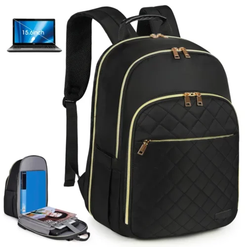Sac à dos femme pour ordinateur – design élégant et compartiment rembourré