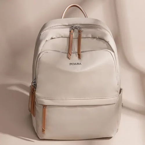 Sac à dos femme léger en tissu Oxford – design élégant avec compartiments multiples