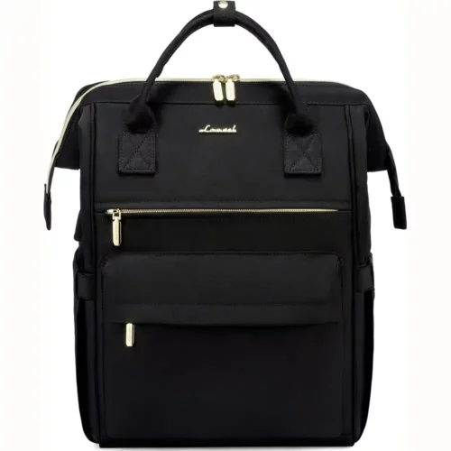 Sac à dos femme pour ordinateur portable – multi-compartiments, usage travail et école