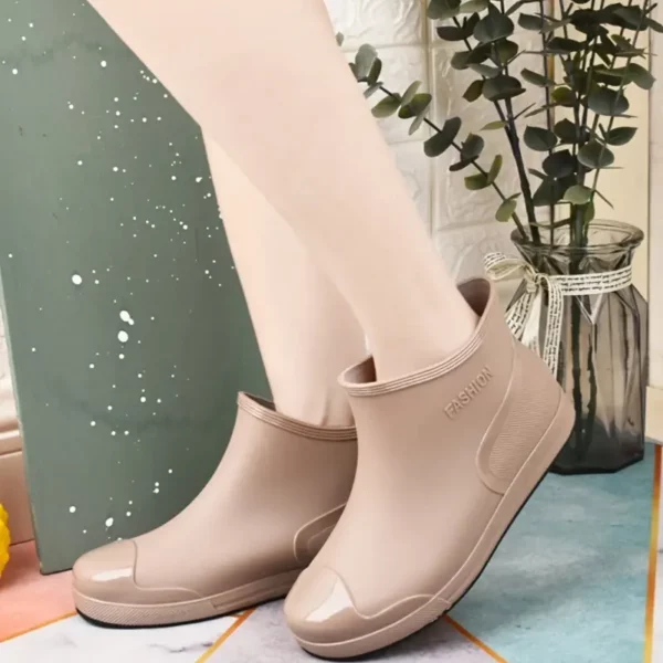 Bottes de pluie femme en caoutchouc antidérapantes – style chic et léger
