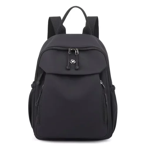 Sac à dos femme en nylon léger – multifonction urbain avec poches zippées