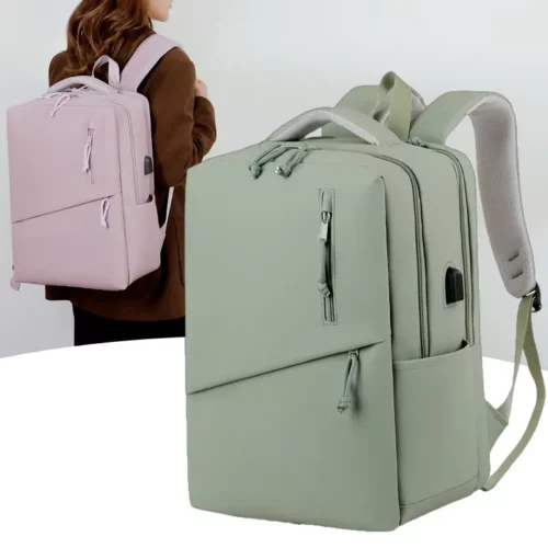 Sac à dos femme pour ordinateur – look décontracté et grande capacité